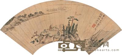 陈粲 1590年作 春江清话 扇片