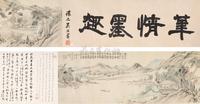 汤贻汾 1826年作 故园秋景 手卷