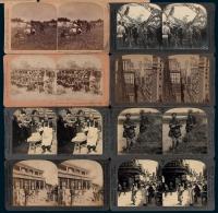 民国时期美国印制“西洋镜”用黑白照片一组一百二十二件