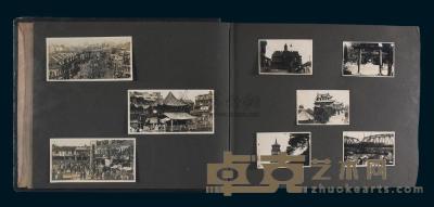 P 1940年-1947年日本侵华时拍摄中国上海、南京、汉口风景照片集《战争的回忆》一部 