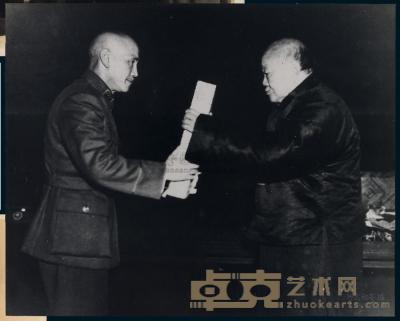 P 1948年5月20日蒋介石就任第一任中华民国总统照片一张 