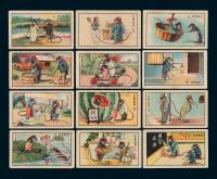 民国时期华成烟草公司印制“老鼠世界”彩色香烟画片四十枚全