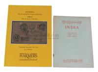 L 1957年Robson Lowe公司举办William C.Hinde专场拍卖目录一册；1995年Harmers公司举办西藏珠峰专场（Everest）拍卖目录一册（附成交价表）
