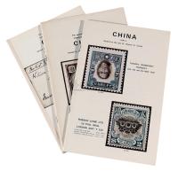 L 1971-1972年英国伦敦Robson Lowe公司举办高达医生(Dr.Warren G. Kauder)收藏中国邮票专场拍卖目录 （三册）