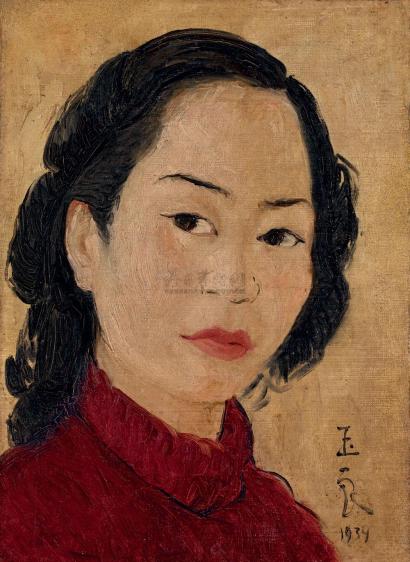 潘玉良 1939年作 枢真巴黎肖像