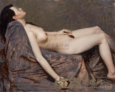 徐芒耀 2004年作 女人体 72×90cm