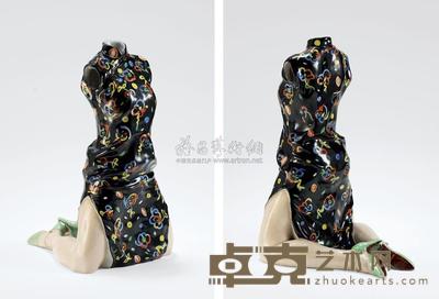 刘建华 2002年作 旗袍系列 32.5×18.6×21cm
