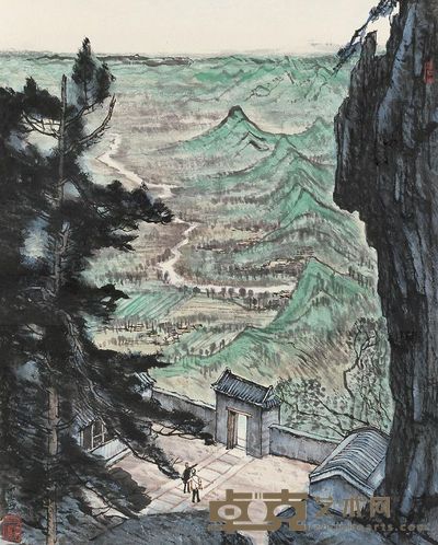 李可染 南游写生 立轴 58×46cm