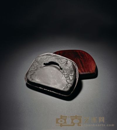 清 端石雕云龙纹砚 16.3×11.7cm