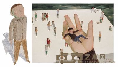 向庆华 2006年 掌中人 130×180cm