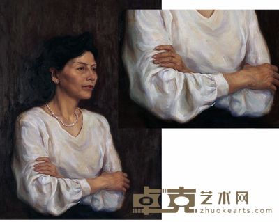 张忆周 2003年 教师 75×55cm