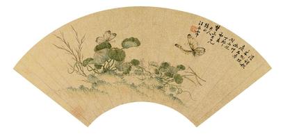 汪承霈 蝴蝶 镜心