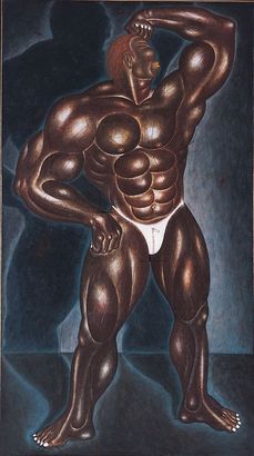 I NYOMAN MASRIADI Mr Universe （Manusia Batu）
