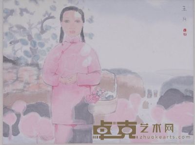 田黎明 五月 镜心 34.5×45.5cm
