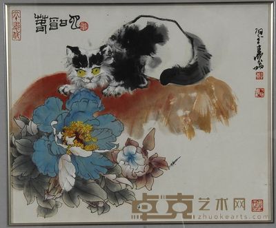 郑乃珖 春酣图 镜心 37×45cm