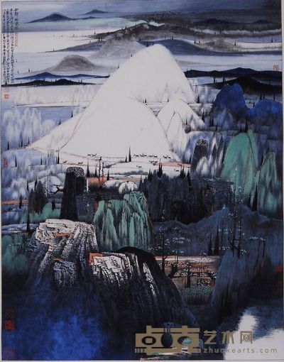 薛亮 2000年作 西部畅想曲 镜心 123×96cm