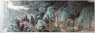 宋玉麟 1999年作 富春山居图 镜心 34×100cm