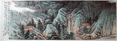 宋玉麟 1999年作 富春山居图 镜心