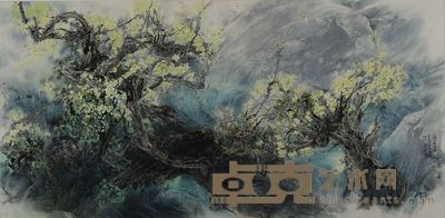 冯霖章 清华世界 镜心 96×195cm