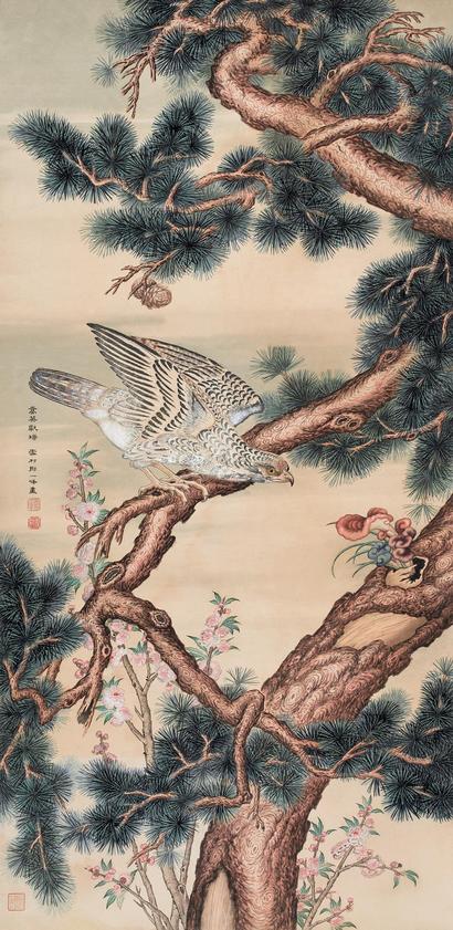 邢一峰 嵩英献瑞 镜心