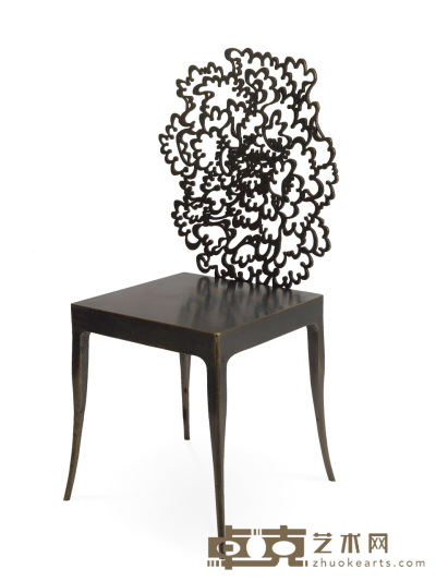 王扬 2007年作 色-全铜花椅（1/30） 45×45×100cm