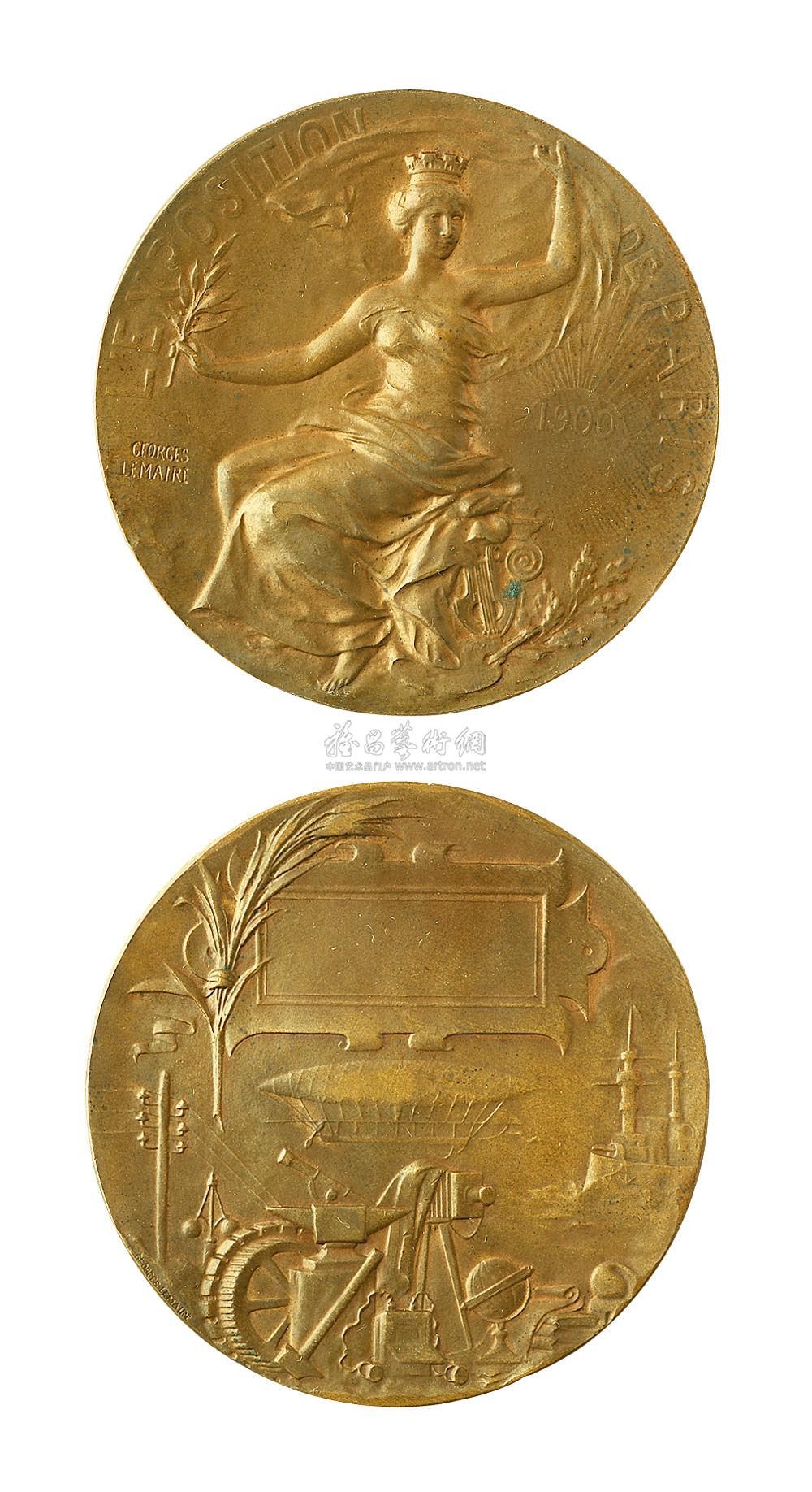 1900年巴黎世博会纪念大铜章