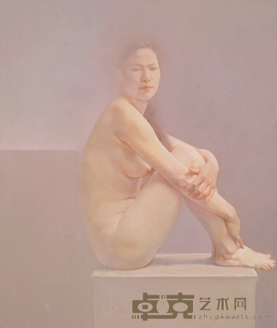 张正刚 女人体 53×45.5cm