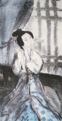 张志中  2009年作 仕女 镜框