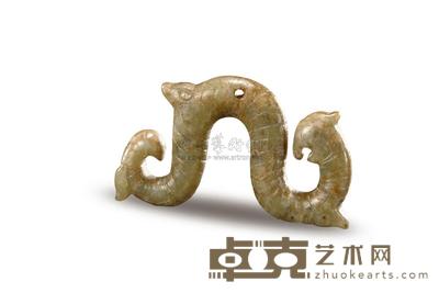 汉 玉S龙 高8cm