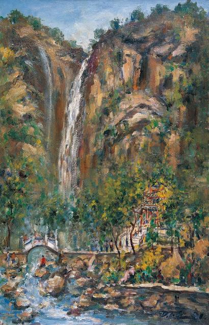 林达川 1978年作 高山水远