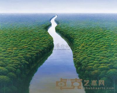 李长璞 2008年作 梦幻天堂之一 120×150cm