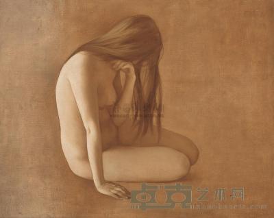 刘虹 散发的裸影 65×81.5cm