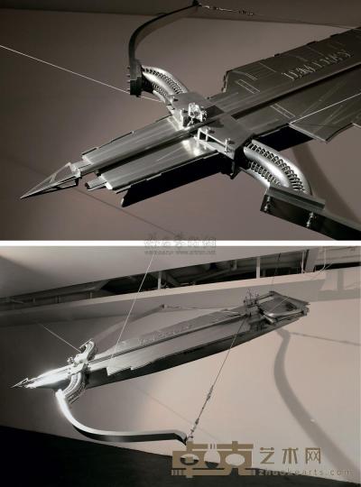 李晖 2009年作 改装航空母舰——弩 230×220×50cm