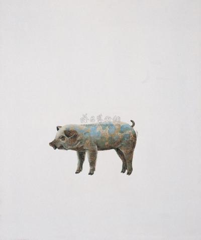 季大纯 2008年作 迷彩猪