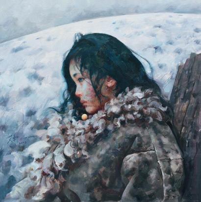 艾轩 2003年作 雪还在静静地落
