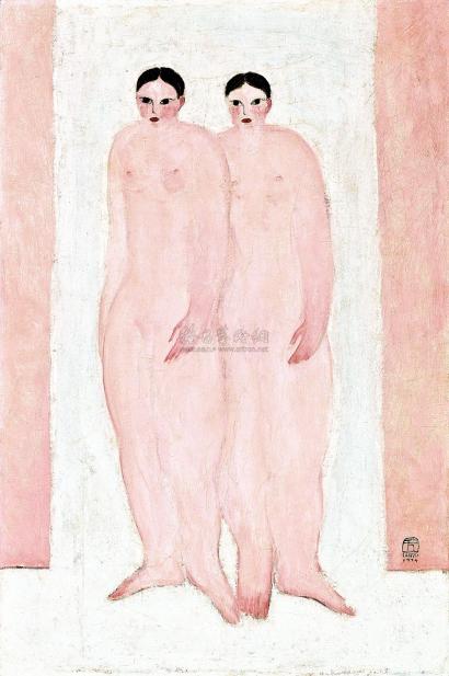 常玉 1929年作 双裸女