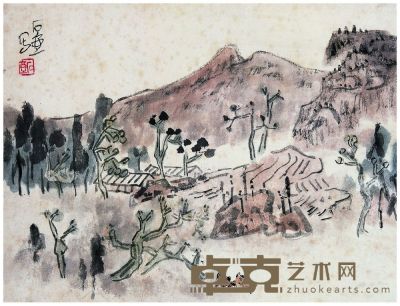 陈子庄（1913～1976） 山水 