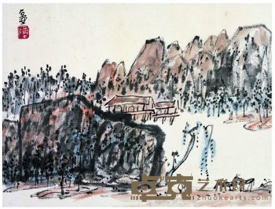 陈子庄（1913～1976） 放牧图 