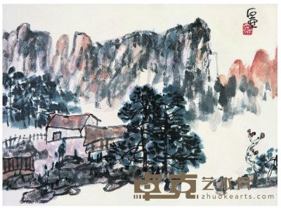 陈子庄（1913～1976） 秋林小筑图 
