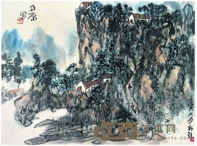 陈子庄（1913～1976） 松溪人家 