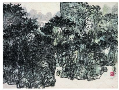 陈子庄（1913～1976） 春山图