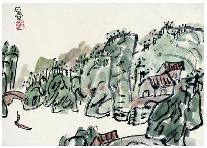 陈子庄（1913～1976） 蜀山小景