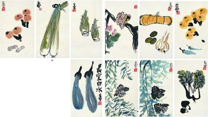 陈子庄（1913～1976） 蔬果花卉