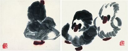 陈子庄（1913～1976） 小鸭图