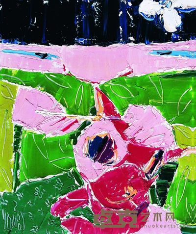阎博 2005年作 童趣 60×50cm