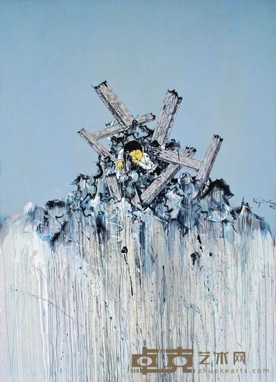 李继开 2006年作 破土而出 200×145cm