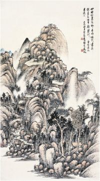 吴 征（1878～1949） 松溪幽隐图