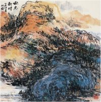 朱屺瞻（1892～1996） 秋光新晴图