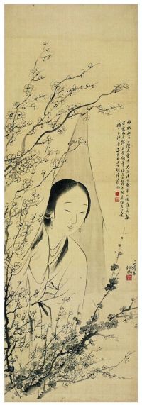 吴湖帆（1894～1968）胡 玮［民国初］    赏梅图