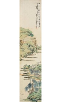 林 纾（1852～1924） 草舍柳村图